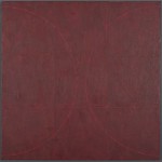 Red Squaresencaustic canvas24x24"